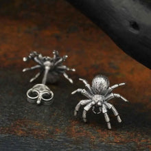 Load image into Gallery viewer, Sterling Silver Spider Studs