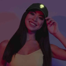Load image into Gallery viewer, Purple Glow-in-the-Dark Alien Hat