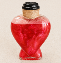 Load image into Gallery viewer, Love at First Hex – Decorative Potion Bottle