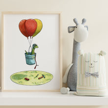 Load image into Gallery viewer, Snake Pilot Illustration Print