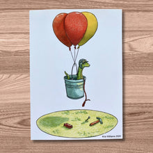 Load image into Gallery viewer, Snake Pilot Illustration Print