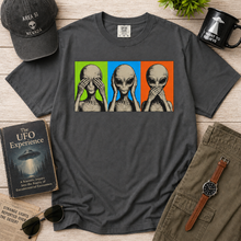 Load image into Gallery viewer, Alien See Hear Speak No Evil T-Shirt