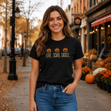 Load image into Gallery viewer, Live Scare Cackle Pumpkin T-Shirt