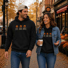 Load image into Gallery viewer, Live Scare Cackle Pumpkin Hoodie