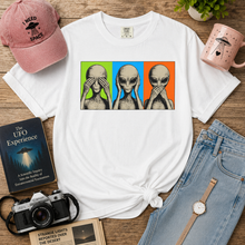 Load image into Gallery viewer, Alien See Hear Speak No Evil T-Shirt