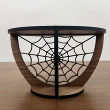 Load image into Gallery viewer, Walnut Indoor Spiderweb Plant Stand
