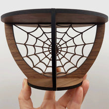 Load image into Gallery viewer, Walnut Indoor Spiderweb Plant Stand
