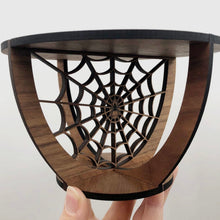 Load image into Gallery viewer, Walnut Indoor Spiderweb Plant Stand