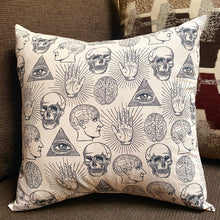 Load image into Gallery viewer, Vintage Style Macabre Psychic Pillow Sham