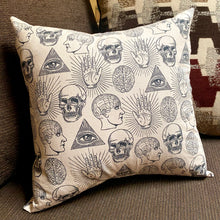 Load image into Gallery viewer, Vintage Style Macabre Psychic Pillow Sham