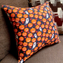 Load image into Gallery viewer, Pumpkin and Ghosts Pillow Sham