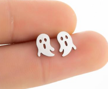 Load image into Gallery viewer, Ghost Stud Earrings