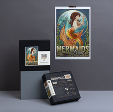 Load image into Gallery viewer, Mermaids Drink For Free Puzzle