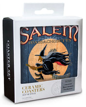 Load image into Gallery viewer, Salem Witch Coasters Set