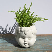 Load image into Gallery viewer, Baby Boy Doll head Planter