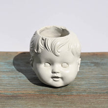 Load image into Gallery viewer, Baby Boy Doll head Planter