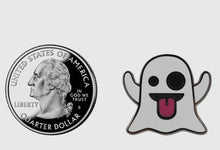 Load image into Gallery viewer, Ghost Emoji Enamel Pin
