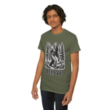 Load image into Gallery viewer, Unisex Bigfoot Believe Heavy Cotton Tee
