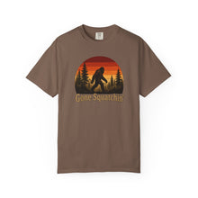 Load image into Gallery viewer, Gone Squatchin' T-Shirt — Retro Bigfoot Hunting Tee

