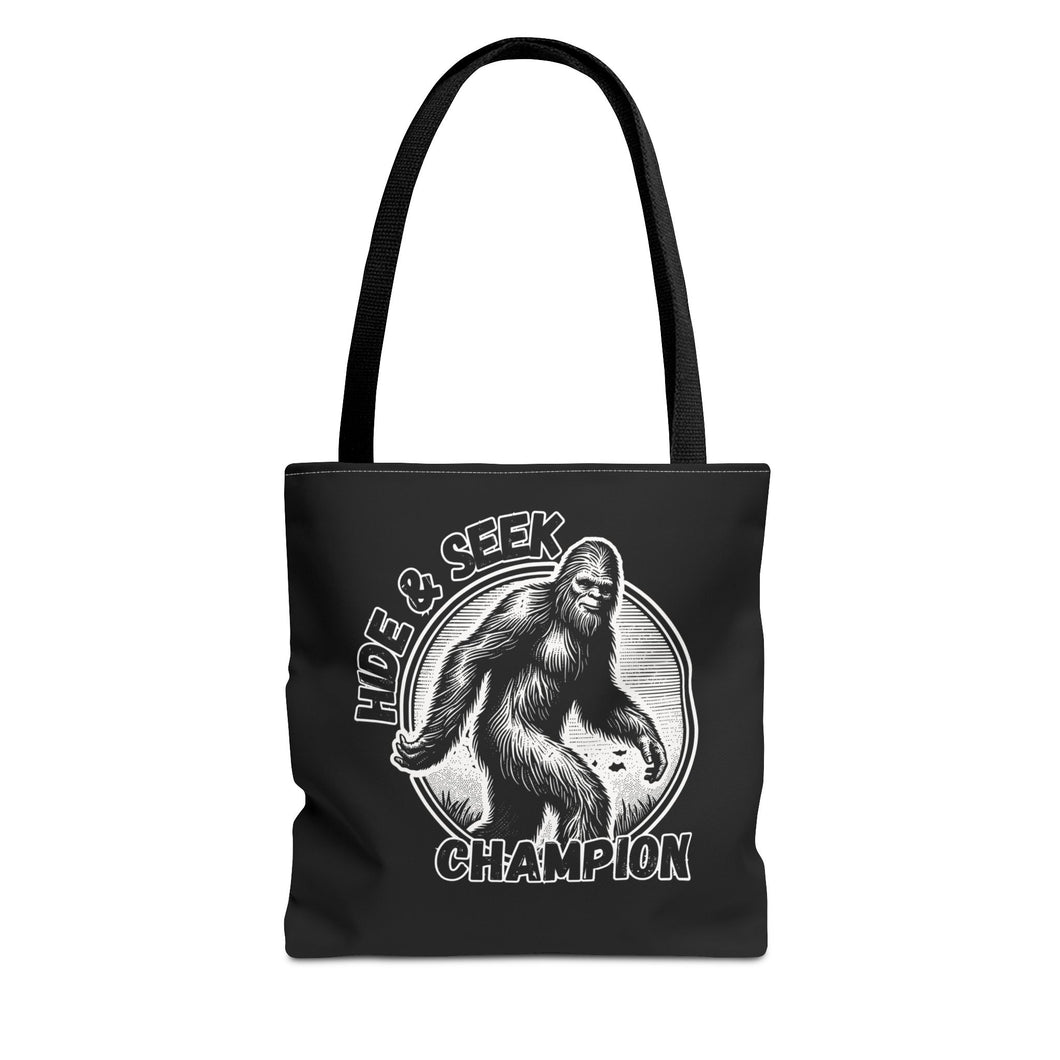 Hide & Seek Bigfoot Tote Bag