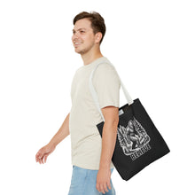 Load image into Gallery viewer, Black Bigfoot Believe Tote Bag
