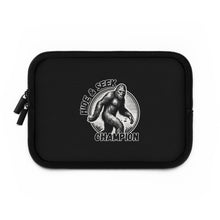 Load image into Gallery viewer, Black Hide &amp; Seek Bigfoot Laptop Sleeve
