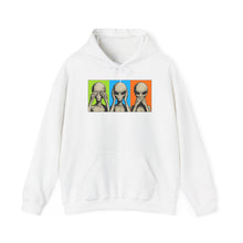 Load image into Gallery viewer, Alien Hear See Speak No Evil Hoodie
