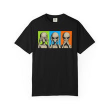 Load image into Gallery viewer, Alien See Hear Speak No Evil T-Shirt
