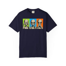 Load image into Gallery viewer, Alien See Hear Speak No Evil T-Shirt
