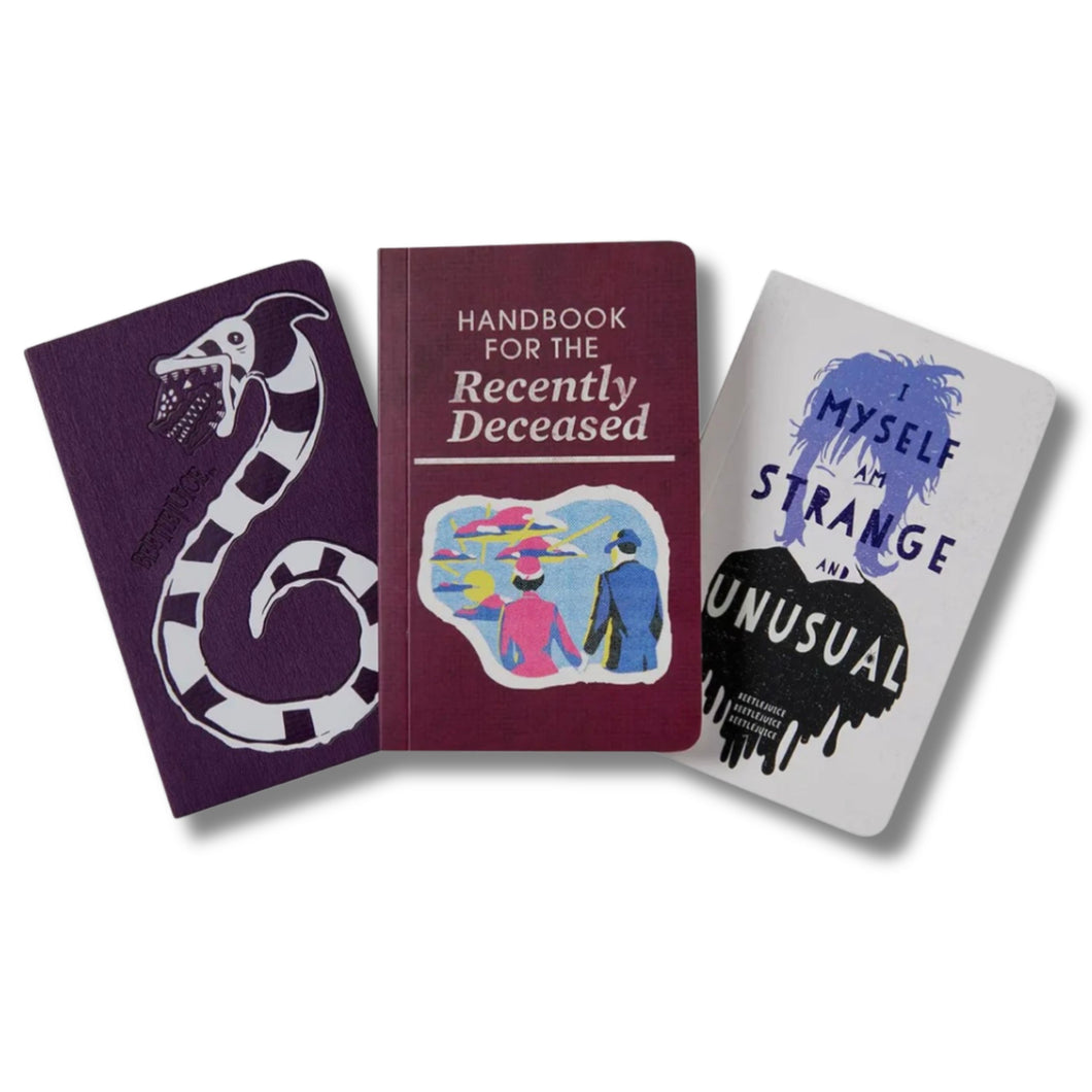 Beetlejuice Pocket Notebook Collection (Set of 3)