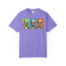 Load image into Gallery viewer, Alien See Hear Speak No Evil T-Shirt
