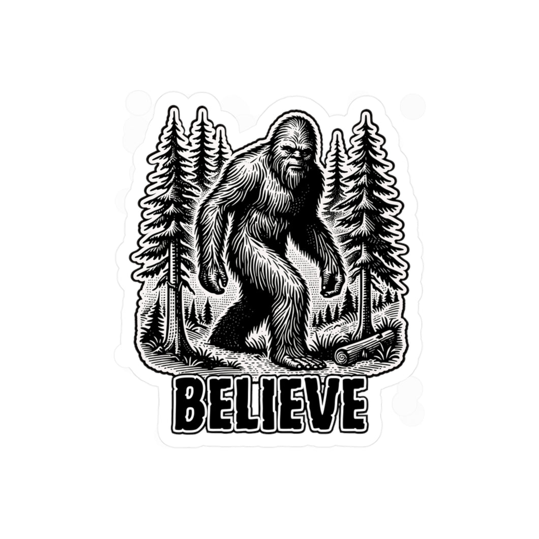 Bigfoot Believe Vinyl Decals