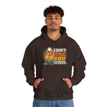 Load image into Gallery viewer, I Don't Like You Either Candy Corn Hoodie
