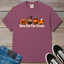 Load image into Gallery viewer, Here For The Treats T-Shirt
