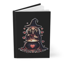Load image into Gallery viewer, Witchy Love Potion Black Hardcover Journal
