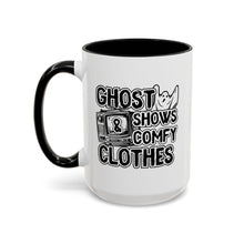 Load image into Gallery viewer, Ghost Shows &amp; Comfy Clothes Accent Mug (11, 15oz)
