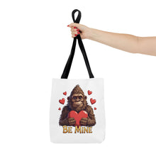 Load image into Gallery viewer, Bigfoot Be Mine Tote Bag
