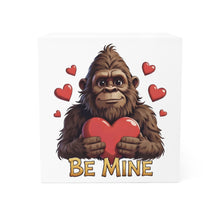 Load image into Gallery viewer, Bigfoot "Be Mine" Valentine Note Cube — Memo Sticky Notes
