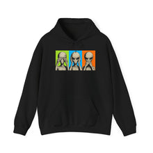 Load image into Gallery viewer, Alien Hear See Speak No Evil Hoodie
