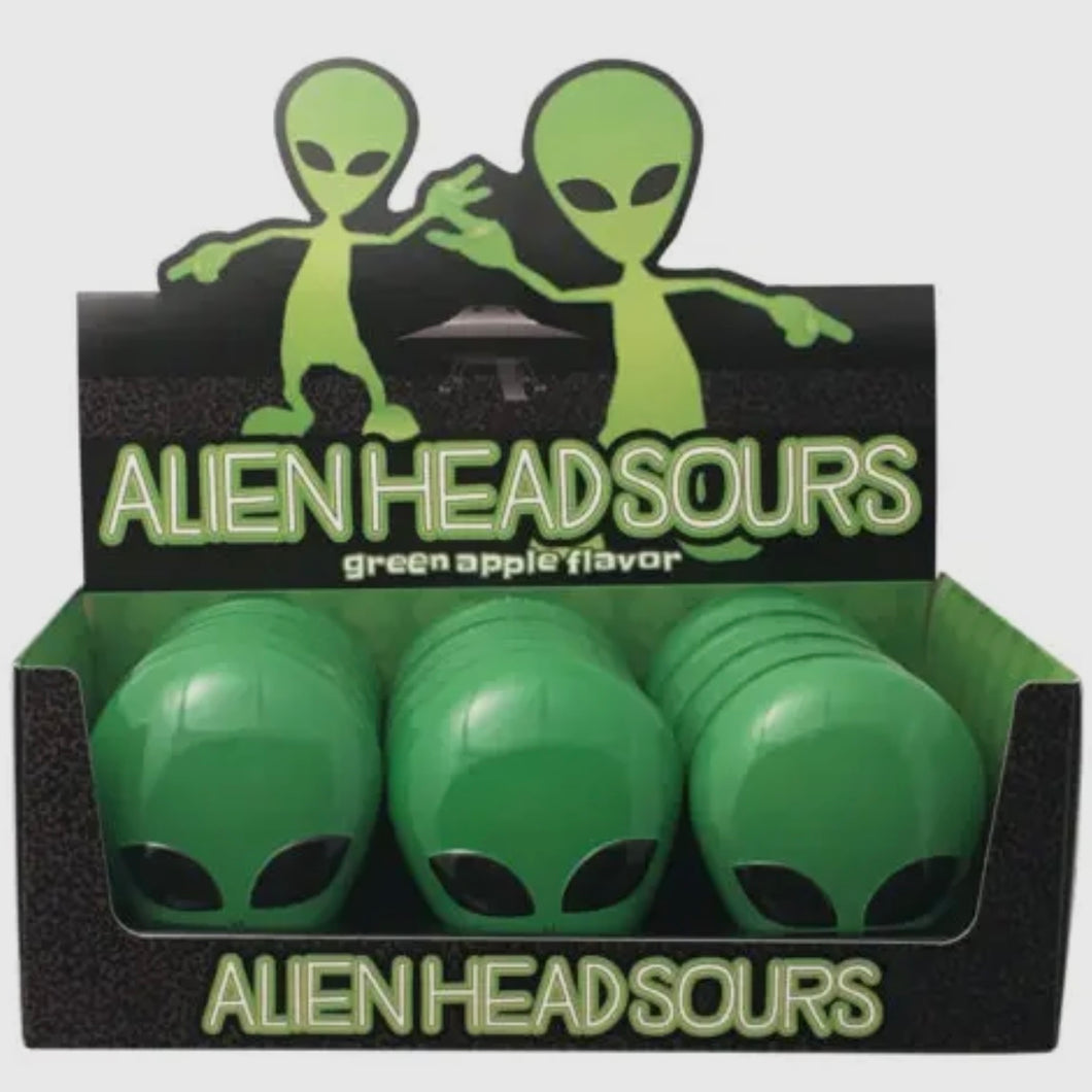 Alien Head Green Apple Sours