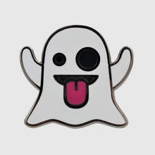 Load image into Gallery viewer, Ghost Emoji Enamel Pin
