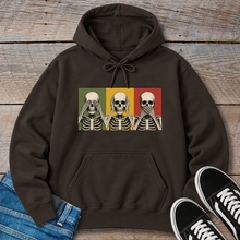 Load image into Gallery viewer, Skeleton See No Evil Hoodie

