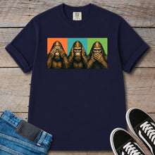 Load image into Gallery viewer, Bigfoot See No Evil T-Shirt
