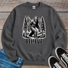 Load image into Gallery viewer, Believe Bigfoot Sweatshirt
