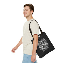 Load image into Gallery viewer, Black Bigfoot Believe Tote Bag
