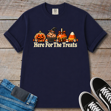 Load image into Gallery viewer, Here For The Treats T-Shirt
