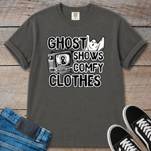 Load image into Gallery viewer, Ghost Shows &amp; Comfy Clothes T-Shirt
