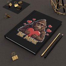 Load image into Gallery viewer, Bigfoot "Be Mine" Black Hardcover Journal

