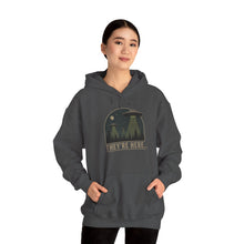 Load image into Gallery viewer, They're Here UFO Alien Invasion Hoodie
