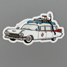 Load image into Gallery viewer, Ghostbusters Ecto1 Vinyl Sticker
